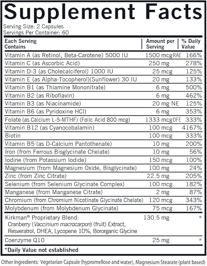 Women's Multivitamin &amp Mineral with 5-MTHF