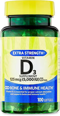 SEDLAV Vitamin D3 Softgels 5000 IU 100 Count + Sticker High Potency Nutrient Supplement Designed for Daily Use