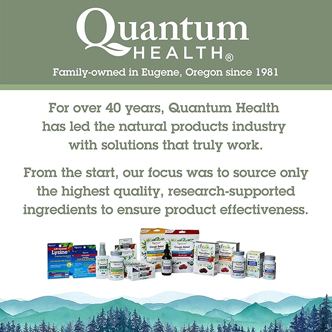 Quantum Health Quercetin 500+ Powerful Immune Support Supplement with Zinc 11 mg &amp Vitamin C 100 mg - Seasonal Immunity Boost Respiratory Health &amp Gut Support Complex for Women &amp Men - 90