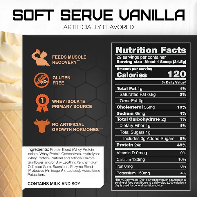 Rival Whey Soft Serve Vanilla 2lb