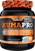 Humapro | Amino Acids Protein Matrix for Humans | 99% Utilization for Lean Muscle | Vegan Gluten Free | 667g / 90 Servings (Blue Raspberry)