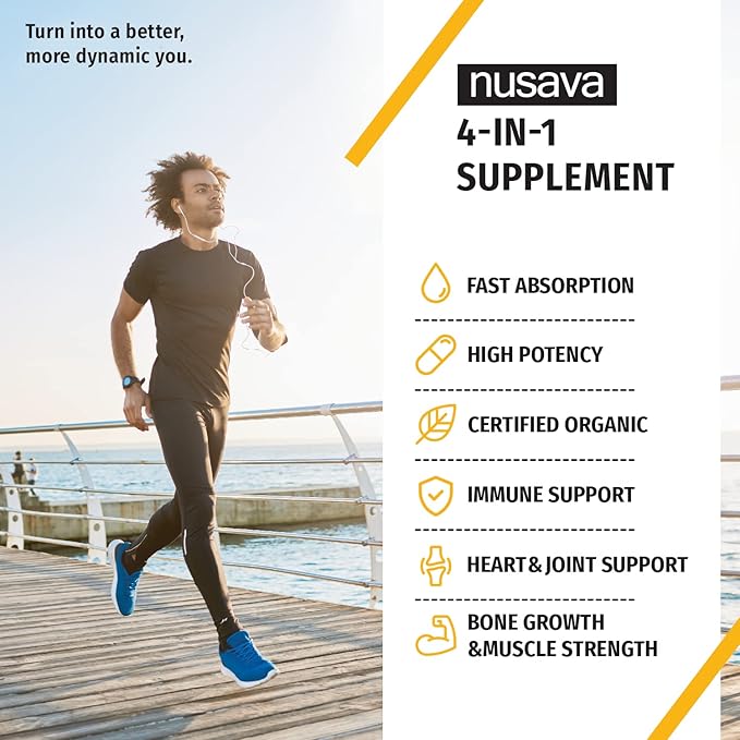 NUSAVA Unflavored Strawberry Flavored &amp Vanilla Flavored D3 K2 Liquid Drops Bundle - Potent Liquid Vitamins for Heart Joint Bone Muscle &amp Immune Support - Non-GMO Gluten-Free 2pk Each