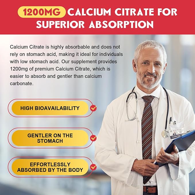 (3 Pack) Sugar Free Calcium Citrate Gummies 1200 mg with Vitamin d3 K2 Magnesium Zinc for Bone Muscle &amp Immune Support High Absorption Calcium Supplement for Women Raspberry Flavor 60 Chews