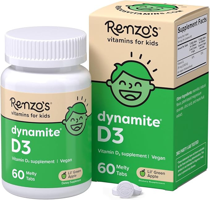 Renzo's Vitamins Stronger Now Bundle - Picky Eater Kids Multivitamin Hercules Calcium and Vitamin D3 for Kids