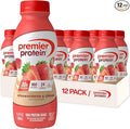 Premier Protein Shake Strawberries &amp Cream 30g Protein No Added Sugar 24 Vitamins &amp Minerals to Support Immune Health 11.5 fl oz 12 Pack