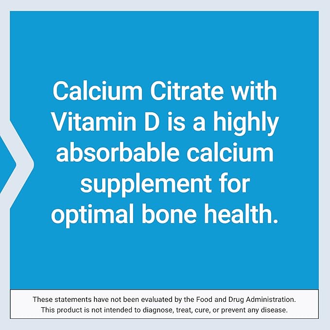 Life Extension Calcium Citrate with Vitamin D Super-absorbable Calcium to Support Optimal Bone Health Gluten-Free Non-GMO 200 Capsules