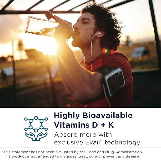 Designs for Health D-Evail Supreme - 5000 IU Vitamin D3 Supplement with VIT K (K1 K2 as MK-4) + GG - Bone Cardiovascular + Immune Support - Improved Bioavailability (60 Softgels)