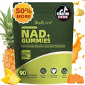 NAD Resveratrol Gummies Liposomal NAD Gummies for Women with Nicotinamide Riboside Quercetin Trans-Resveratrol Anti-Aging Cellular Energy &amp Healthy Aging Support Non GMO 90 Counts