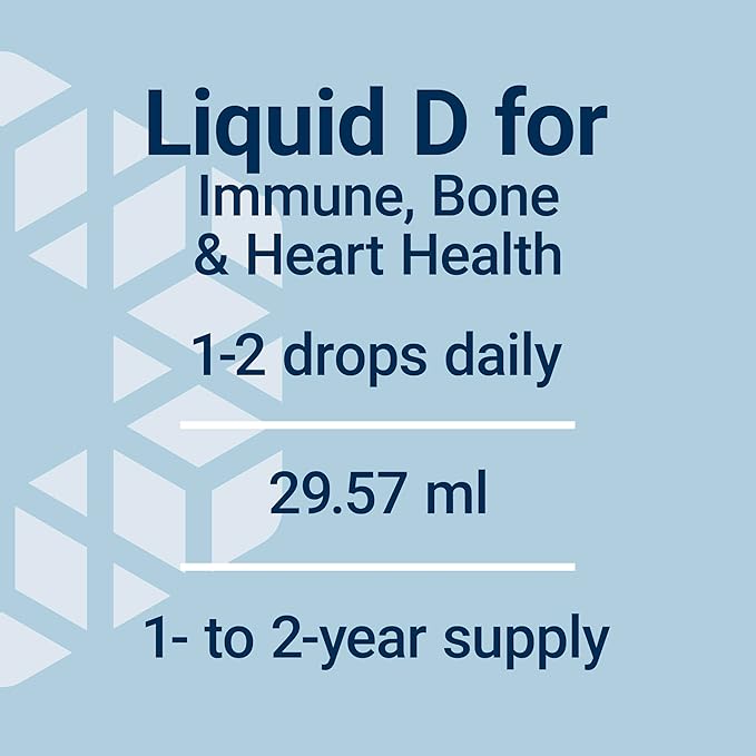Life Extension Liquid Vitamin D3 50 mcg (2000 IU) Immune System Support Bone Health Whole-Body Health unflavored Gluten-Free Non-GMO 29.57 ml