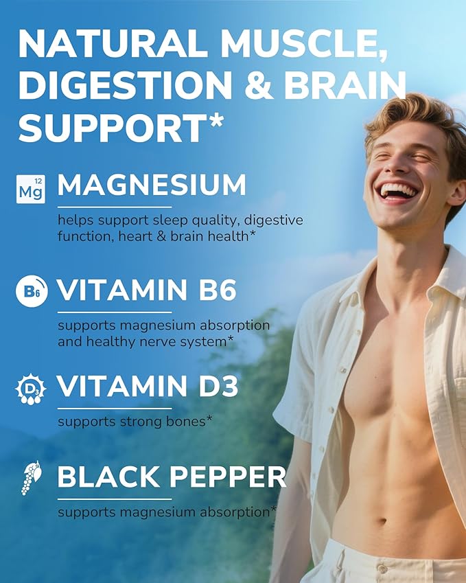 Vitamin D3 K2 Supplement 10000 IU 90 Softgels and Magnesium Citrate 420mg with Vitamin D3 &amp B6 120 Capsules