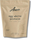 Anea Egg White Protein - Vanilla | 25g Protein | Cholesterol-Free | 5.2g BCAA | Complete Amino Acid Profile | Dairy-Free Gluten-Free Soy-Free | Smooth Vanilla Flavor | Made in GMP Facility