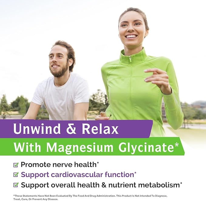 Innate Vitality Magnesium Glycinate 500mg | 70mg Elemental Magnesium Supplement - High Absorption Non Buffered Non-GMO &amp No Gluten - Vegan - Nerve Health - 240 Capsules (Pack of 1)