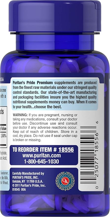 Puritan's Pride Biotin 7500 mcg Healthy Hair Support 100 Count 100 Count (Pack of 1)