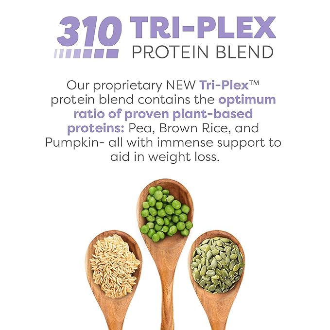 310 Nutrition Meal Replacement Shake Powder Starter Kit with Shaker Cup - Vegan Protein Fiber &amp Superfood Blend - Sugar-Free Low-Carb Keto &amp Paleo Friendly - Caramel Sundae - 14 Servings