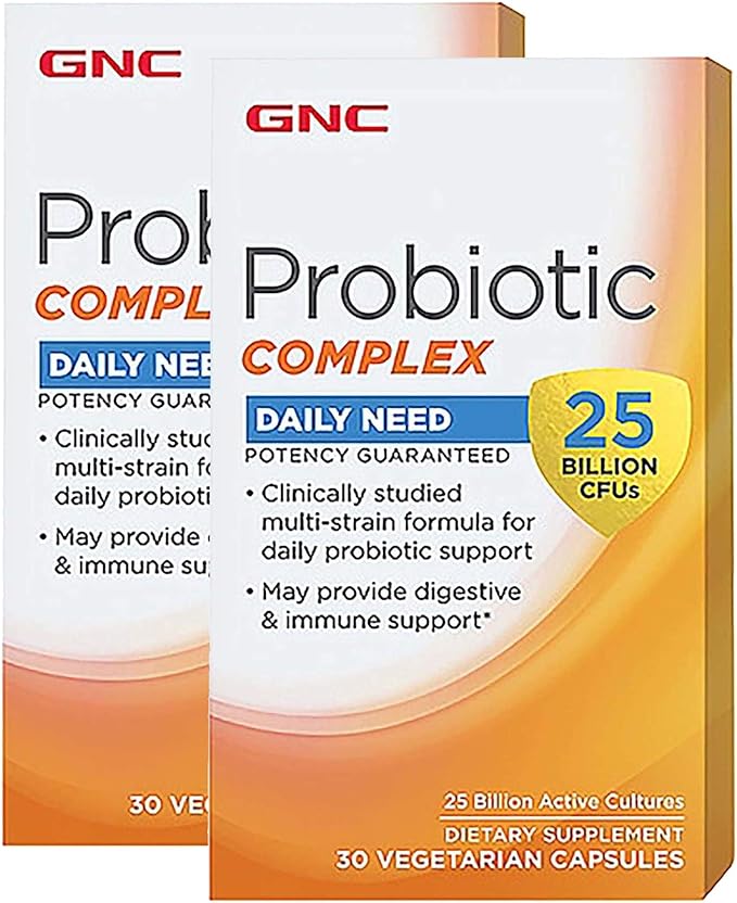 GNC Probiotic Complex - 25 Billion CFUs (30 Capsules)