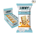JiMMYBAR! - Immune! Orange Citrus Blast Protein Bars - 9g Protein Bar - 12 Count - 58g of Real Food - 300% of Daily Vitamin C - Chewy &amp Soft Meal Replacement Bar - Hand Drizzled Topping