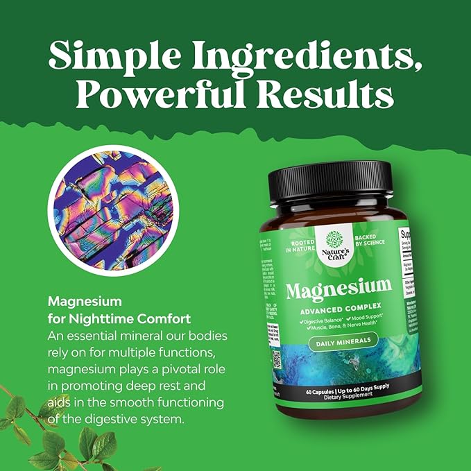 Bundle of Hair Skin and Nails Gummies for Women - Extra Strength Biotin and Collagen Gummies for Women Hair Skin Nails Support and High Absorption Magnesium Complex Supplement for Stomach &amp Digest