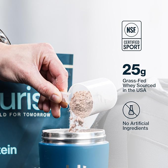 PURIST REP Whey Protein Powder Premium Vanilla Grassfed IsolateWorkout Recovery Keto Friendly Clean Nutrition Meal Replacement Promotes Lean Muscle Sugar and Gluten-Free Women Men 2 Lb