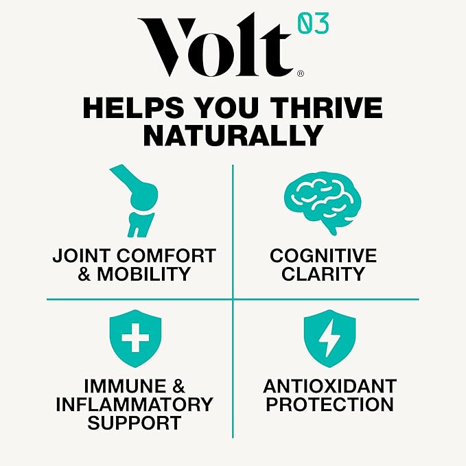 Volt03 Organic Turmeric Curcumin Capsules 400mg Complex Curcurmin - Pharmaceutical-Grade Curcumin Supplement for Joint Health Immune Support &amp Healthy Inflammation Response 60-day (2 month) su