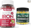 NEVISS Vegan Iron Gummies + Marine Algae Calcium Gummies Bundle