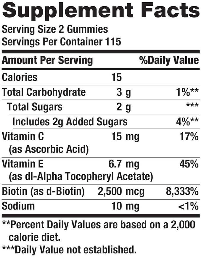 Nature's Bounty Hair Skin and Nails 230 Gummies (5 Pack)