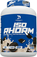 DRAGON PHARMA Isophorm Hydrolized Whey Protein Isolate Fast Absorption Premium Whey Protein Maximize Recovery Great Tasting 25g Per Serving (5 lb Cookies &amp Cream)
