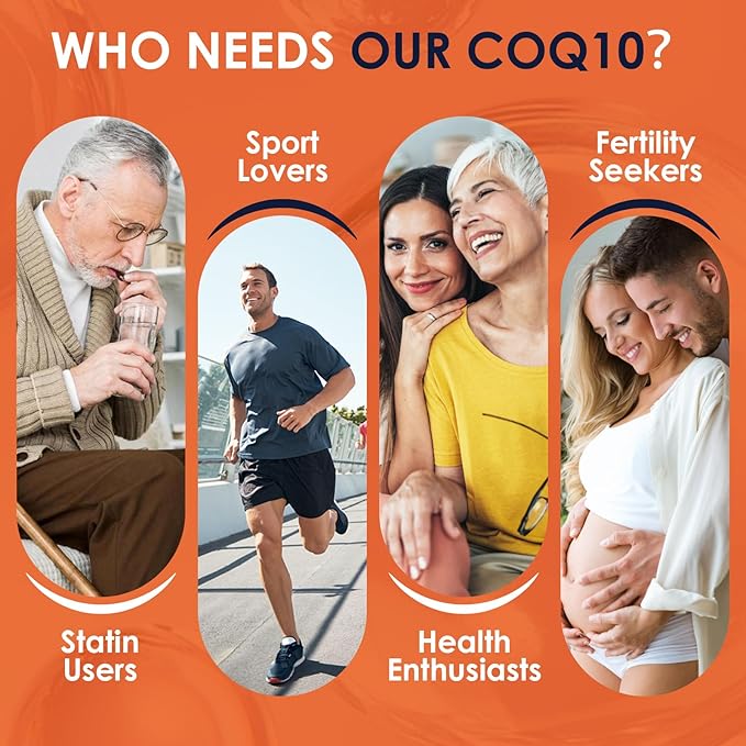 NATURE TARGET Ubiquinol CoQ10 200mg softgels with PQQ &amp Turmeric High Absorption Coenzyme Q10 Supplement with ALA &amp Black Pepper Antioxidant for Heart &amp Brain Health Energy Production