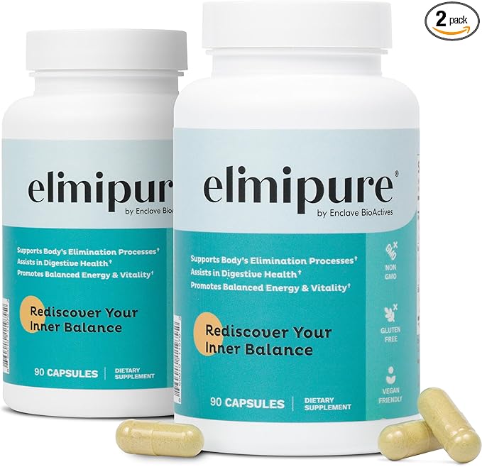 Gut Cleanse &amp Restore Supplement 2 Pack: Natural &amp Effective Detox Cleanse Capsules | Fortify Your Microbiome | Effortless Morning Stools | Restore Your Gut from The Inside Out