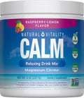 NATURAL VITALITY Raspberry Lemon Calm Magnesium Drink Mix 8 OZ