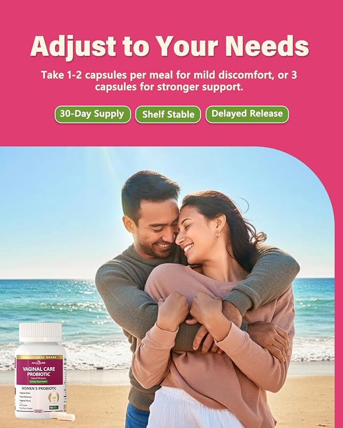Vaginal Probiotics for Women pH Balance with Prebiotics - 60 Billion Womens Probiotic for Vaginal Flora Odor Yeast &amp Digestive Health with Saffron Cranberry Vegan &amp Non-GMO | 180 Caps