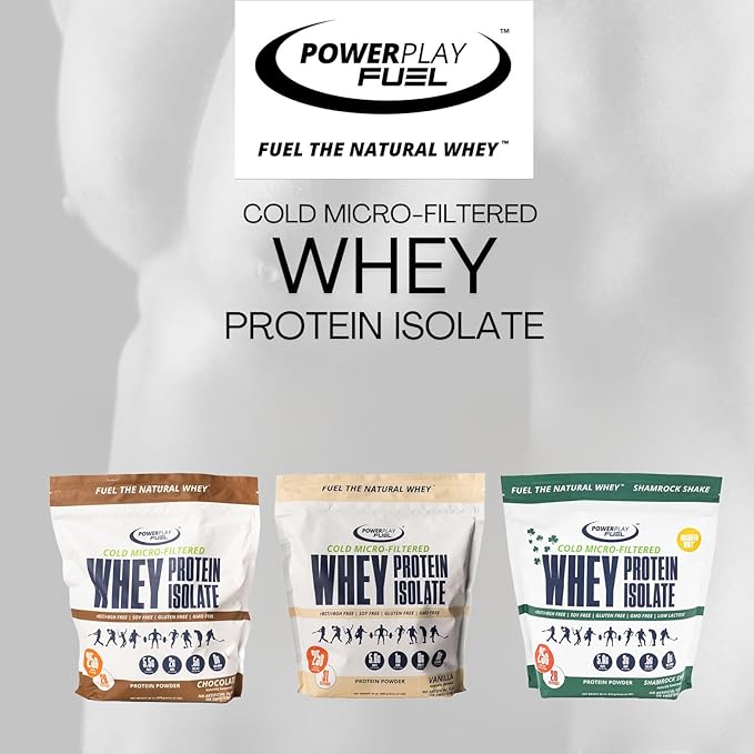 Cold Micro-Filtered Whey Protein Isolate Powder Shamrock Shake 2LB - Grass-Fed Gluten-Free &amp Keto-Friendly Low Lactose - Post Workout Fitness &amp Nutrition for Muscle Recovery