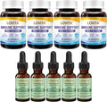 LOVITA 9-Piece Herbal Bundle - 5 Propolis Drops &amp 4 Immune 8-in-1 Capsules Bee Propolis &amp Elderberry Blend