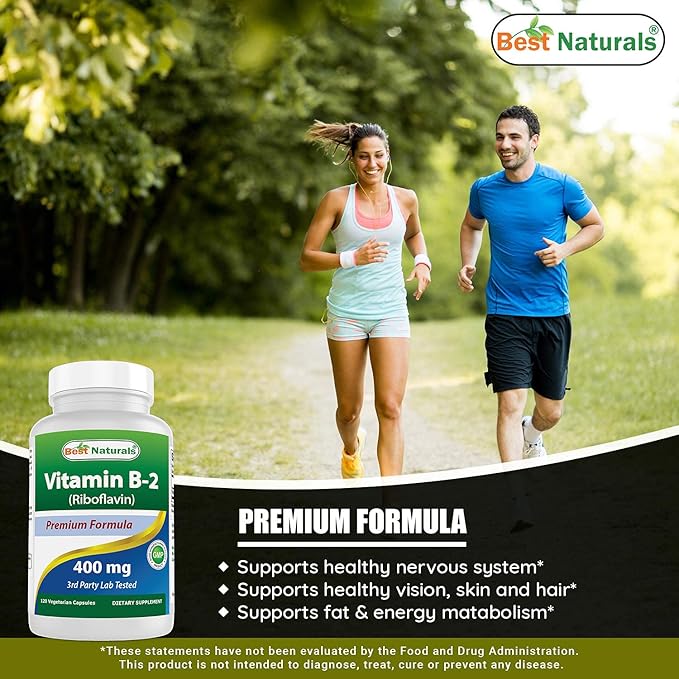 Best Naturals Probiotic 10 Strains &amp 30 Billion CFU &amp Vitamin B2 (Riboflavin) 400mg
