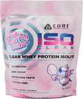 Core Nutritionals Iso Clear Whey Protein Isolate | Low Calorie Carb &amp Fat | Lactose Free &amp Easy to Digest | 20g Protein Zero Sugar | 1.1 Pound (Fun Sweets Cherry Berry)