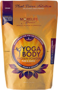 Yoga Body Protein Powder | 100% Vegan &amp Organic | Vanilla Flavor | Pea Hemp Chia | Plant Based Fuel | Meal Replacement | Ayurvedic-Friendly (1 lb)