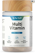 Snap Supplements Men's Multivitamins - Daily Vitamins &amp Minerals for Men - Vitamin D B12 Zinc Herbs &amp Vitamin C for Energy &amp Immune Support Multivitamin for Men 60 Capsules