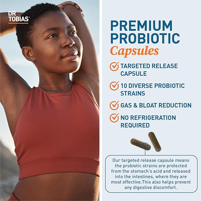 Dr. Tobias Adult Multivitamin &amp Probiotics 30 Billion Supporting Digestion &amp Overall Health