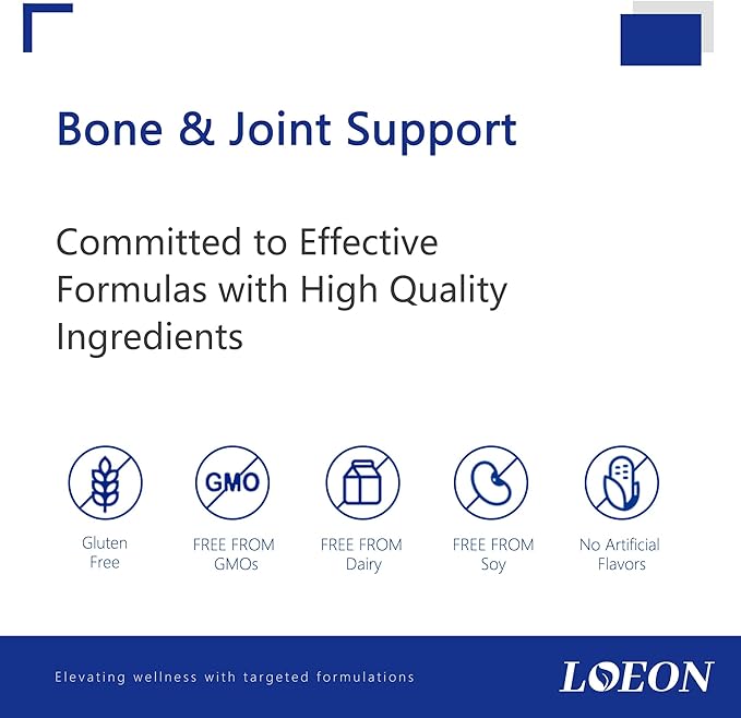 Bone Fracture Supplement Bone &amp Joint Support Key Vitamins and Minerals for Bones 60 Capsules