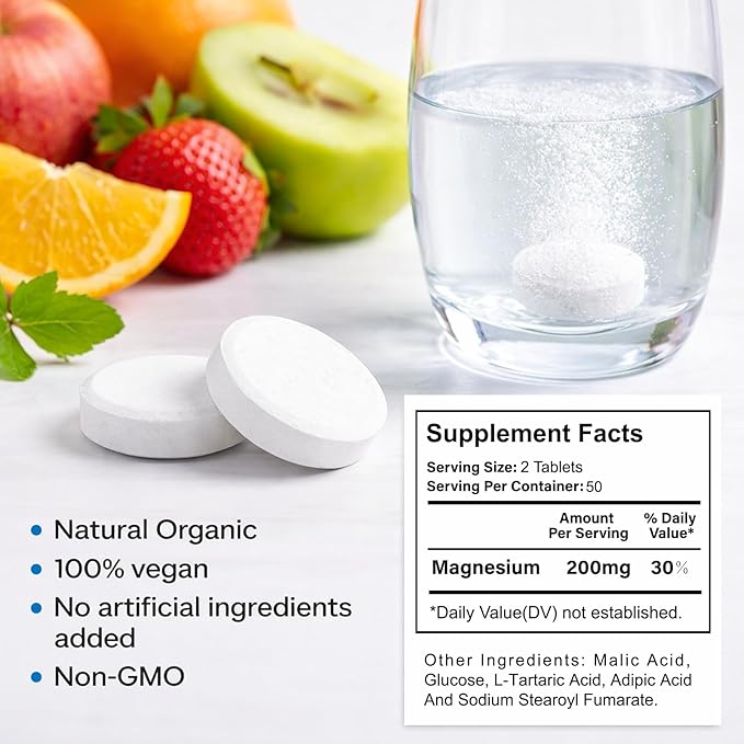 H2 Molecular Hydrogen Water Tablets with Magnesium 100 Counts High PPM Molecular Hydrogen Hydrogen Tablets for Drinking Water Rapid Dissolve Technology Lemon &amp Raspberry Flavors