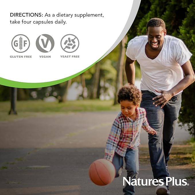 NaturesPlus KalmAssure Magnesium - 240 Vegan Capsules - Highly Bioavailable Magnesium Citrate - Supports Nerve &amp Muscle Relaxation - 60 Servings