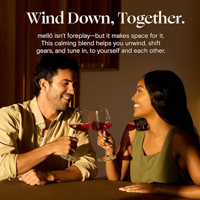 Foria Mellö Magnesium Supplement Superblend Powder - Magnesium Glycinate with L-Theanine GABA and Trace Minerals - Supports Sleep Relaxation and Balanced Energy - Unflavored 10-Pack Singles