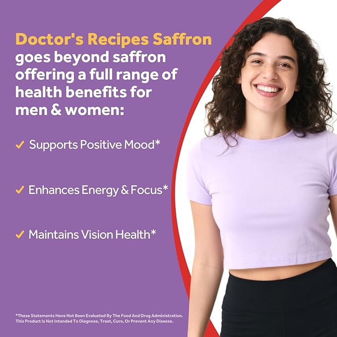 Doctor's Recipes D3 K2 + Saffron Bundle (Pack of 2) | Vitamin D3 K2 10000 IU (Item 1) &amp Saffron Extract Supplement (Item 2) | 120 Softgels + 120 Capsules