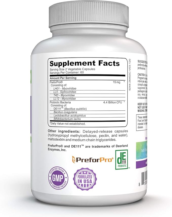 Advanced Immune Probiotic - Plus Prebiotic - Shelf Stable Probiotic Supports intestinal Health and May Reduce Gas Bloating and Stomach discomfort
