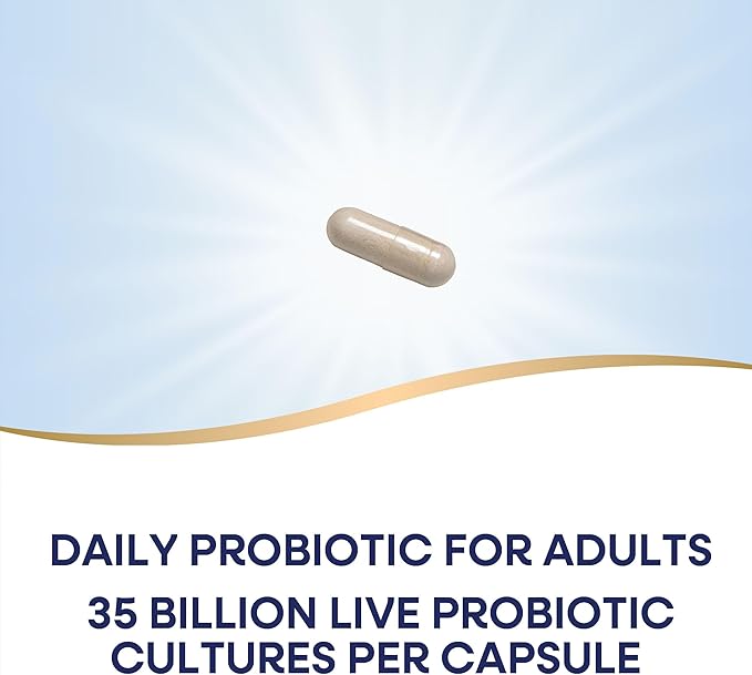 Nature's Way Fortify Optima Probiotic for Adults 35 Billion Cultures 15 Strains Supports Digestive Balance and Immune Health* No Refrigeration Required 60 Capsules (Packaging May Vary) - 2 Pack