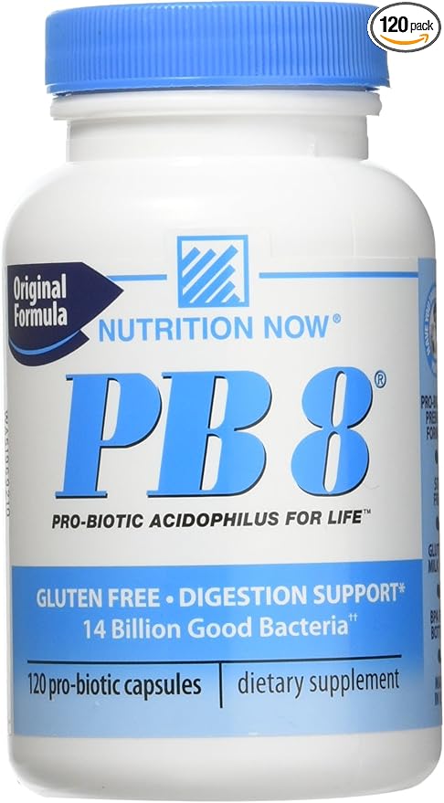 PB8 Acidophilus Probiotic 120 Count (Value Pack of 3)