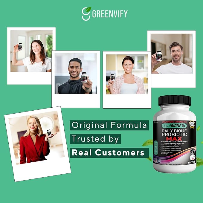 Daily Biome Probiotic Max 40 Billion CFU Maximum Strength 60 Capsules 30-Day Supply (2)