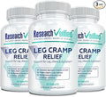 Research Verified Leg Cramps - Magnesium B Vitamins Ginger Chamomile BioPerine - Circulation Support - Vegan - 180 Capsules 3 Month Supply