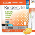 Kinderlyte Immunity Supplement for Kids and Adults Electrolyte Powder Hydration Packets with Vitamin C Zinc &amp Turmeric (Orange Citrus 16 Count) No Artificial Sweeteners No Synthetic Dyes