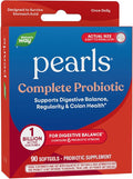Nature's Way Pearls Complete Probiotic Supports Digestive Balance* 1 Billion Live Cultures Supplement for Men and Women No Refrigeration Required 90 softgels