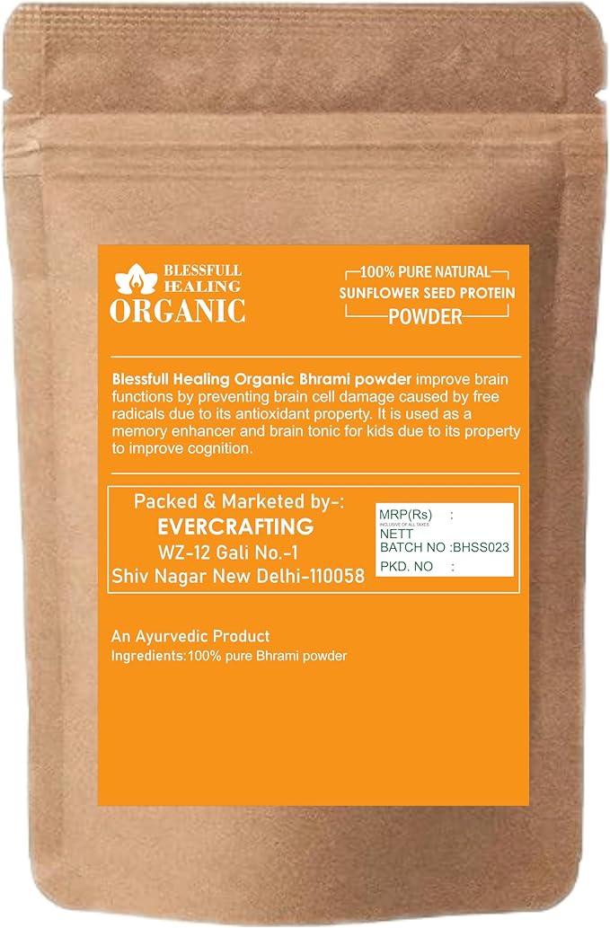 Organic 100% Pure Natural Sunflower Seed Protein Powder | 200 Gram / 7.05 oz
